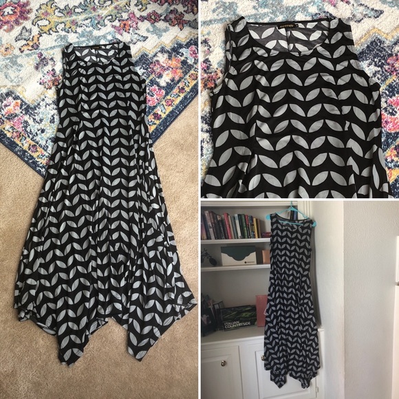 Reborn Dresses & Skirts - 💖✨HOST PICK✨💖 A line black & gray maxi dress